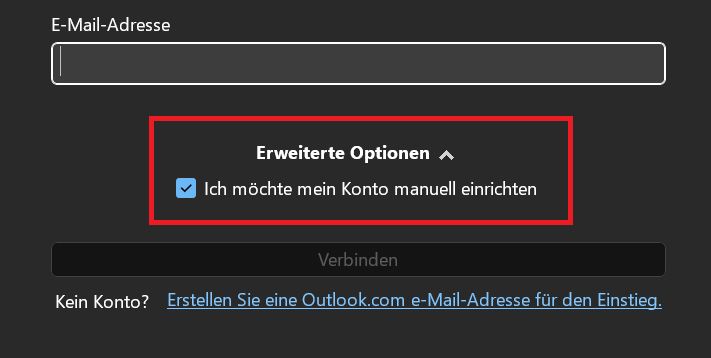 Opzioni di configurazione avanzate in Outlook