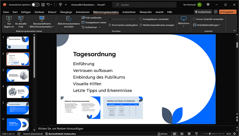 Inserisci lo zoom della diapositiva in PowerPoint