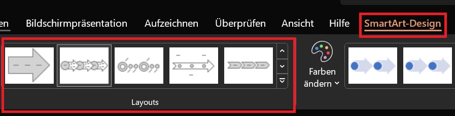Modificare il layout di un grafico Excel