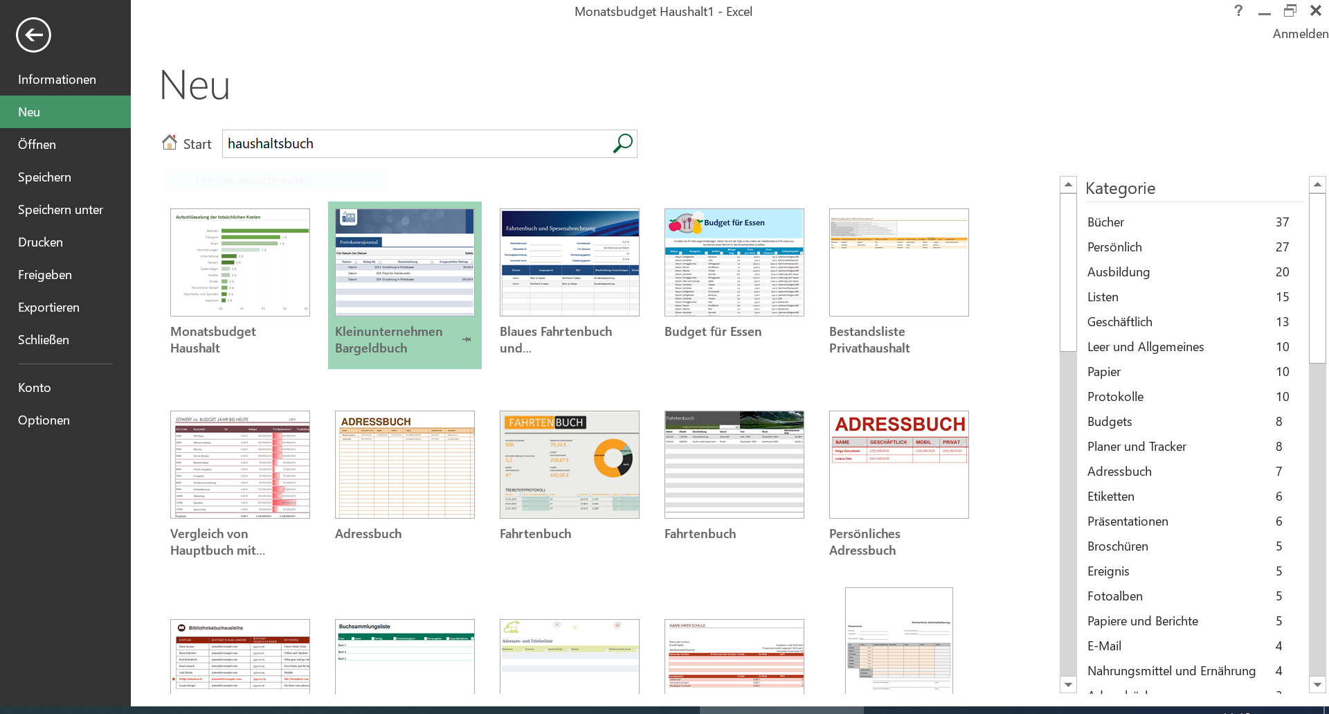 Layout e modelli in Microsoft Office Excel