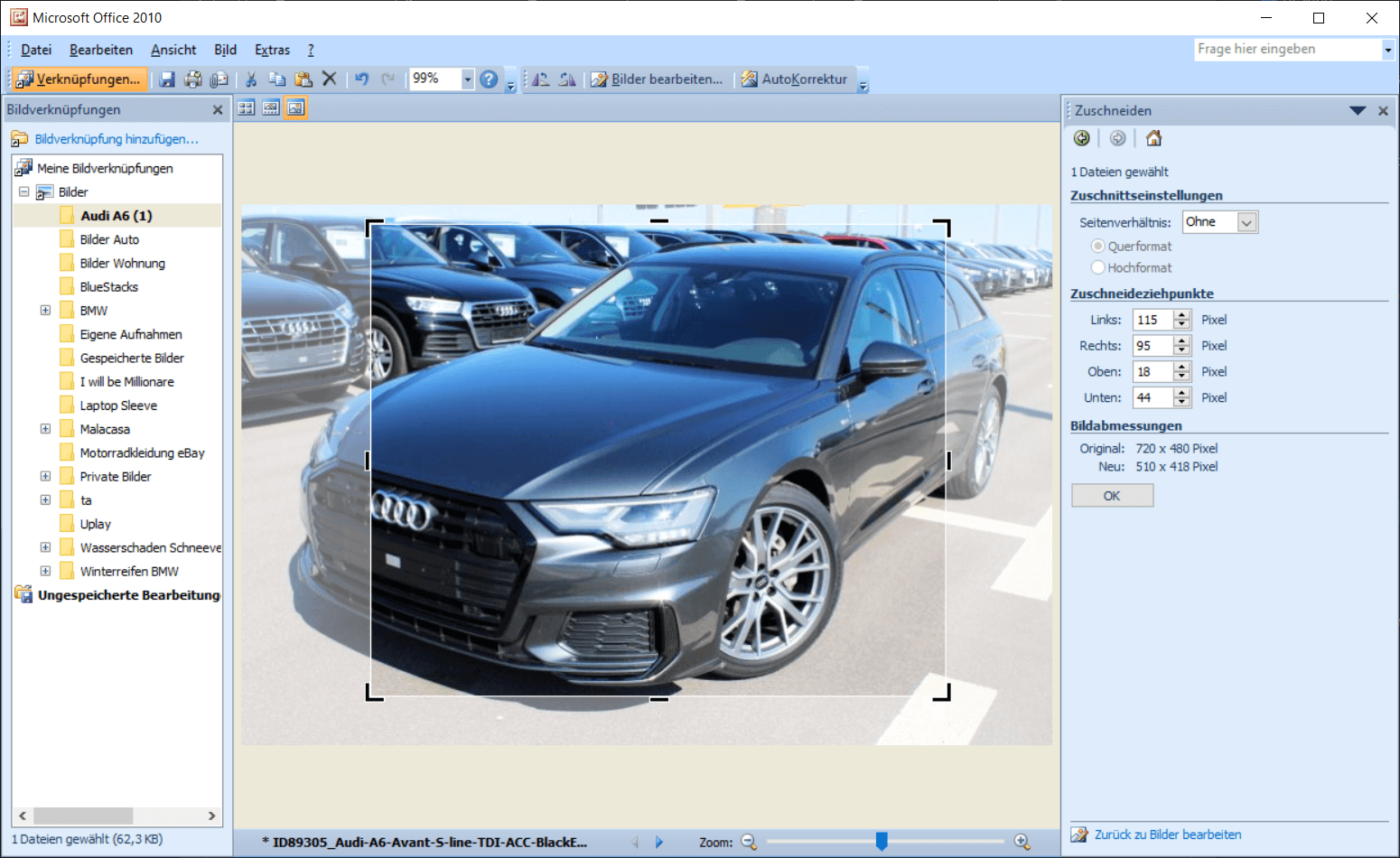 Modifica delle immagini rapida e semplice come il ritaglio con Office Picture Manager