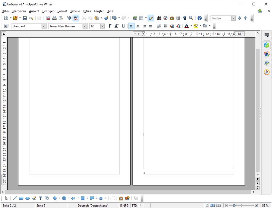 Inserisci i numeri di pagina in OpenOffice solo dalla pagina 2 in poi