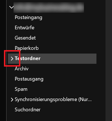 Cartelle spostate accidentalmente in Outlook