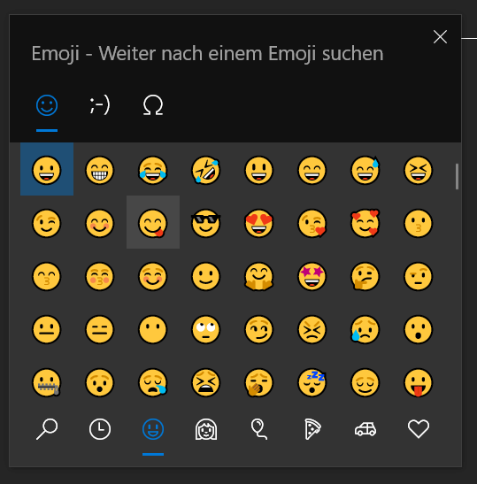 Emojis in Outlook per Tastenkombination (Shortcut) einfügen