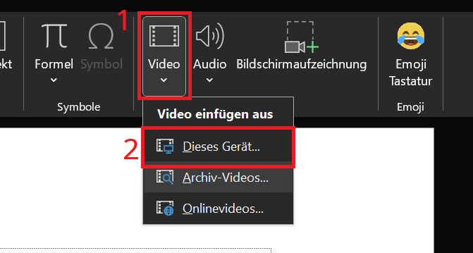 Inserisci il video in PowerPoint