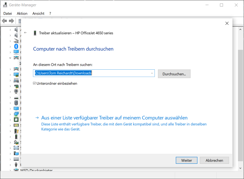 Installa manualmente i driver in Windows 10 in Gestione dispositivi