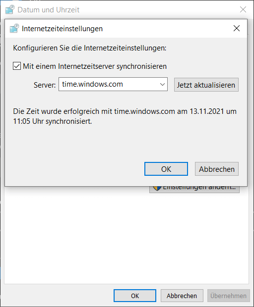 Modifica e sincronizza automaticamente la data e l'ora in Windows 10 tramite Internet