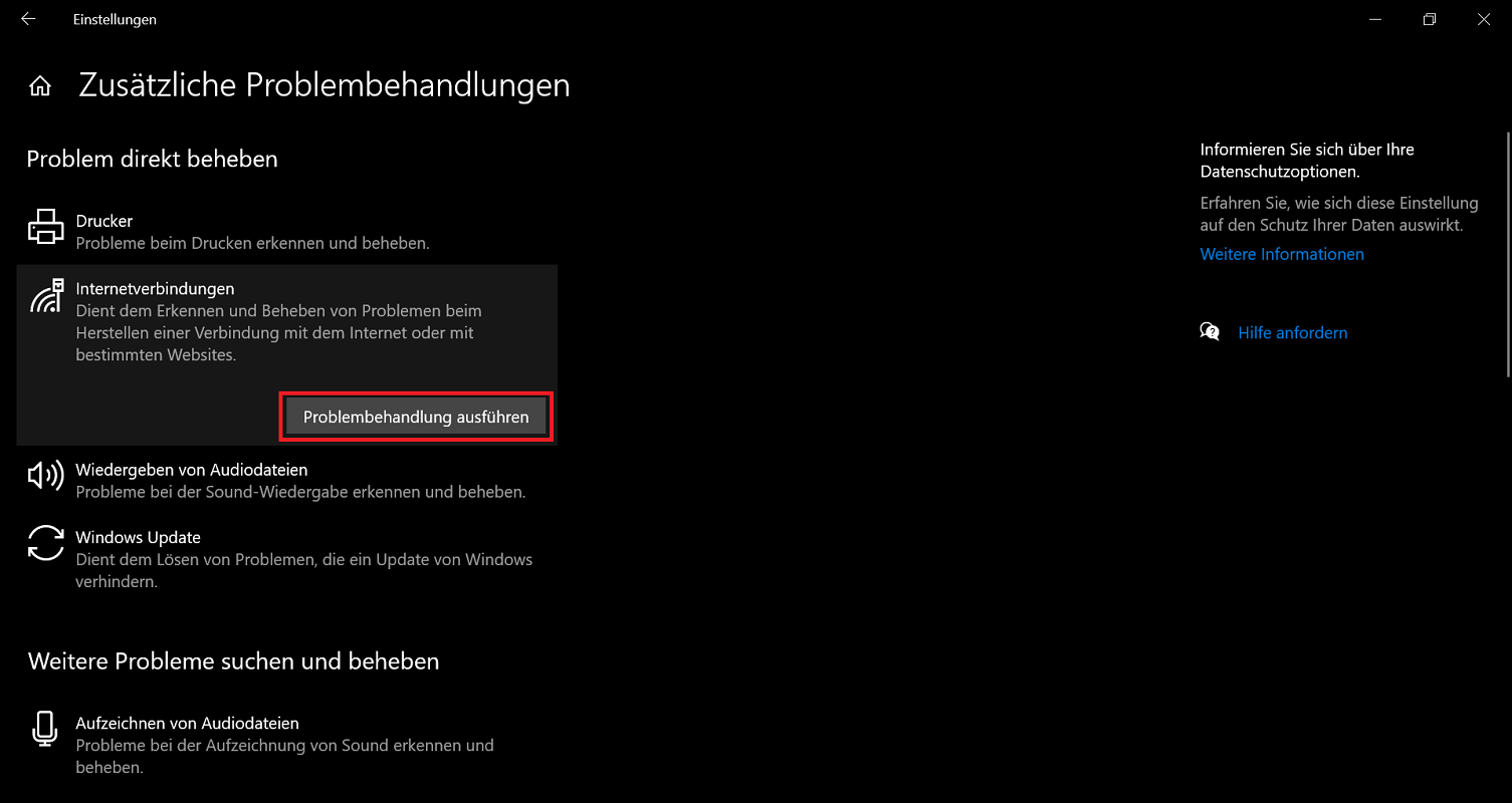 Risoluzione dei problemi di riparazione di Windows 10
