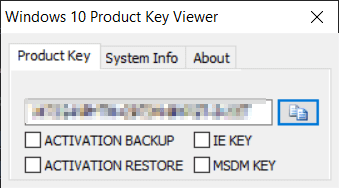 Visualizza il codice Product Key utilizzando il Visualizzatore codici Product Key di Windows