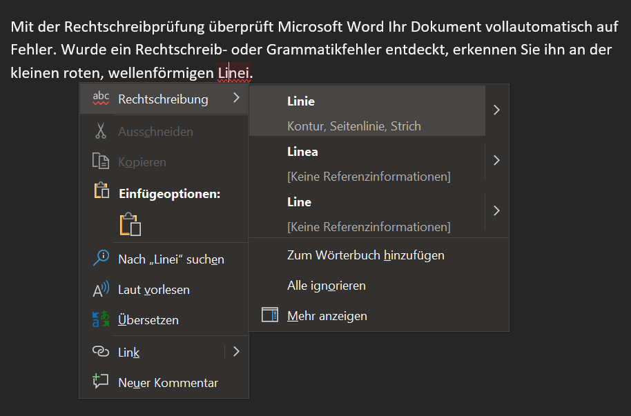 Controlla l'ortografia in Word