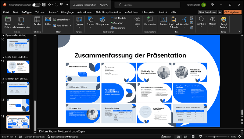 Inserisci lo zoom di riepilogo in PowerPoint
