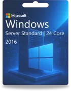 Windows Server 2016 Standard | 24 nuclei