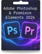 Adobe Photoshop & Premiere Elements 2026 | 1 utente | 3 anni
