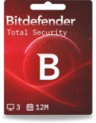 Bitdefender Total Security | 3 dispositivi | 1 anno