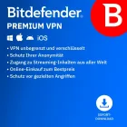 Bitdefender Premium VPN | 10 dispositivi | 1 anno