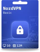 NordVPN Basic | 10 dispositivi | 1 anno