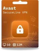Avast SecureLine VPN | 10 dispositivi | 1 anno