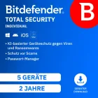 Bitdefender Total Security Individual | 5 dispositivi | 2 anni