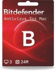 Bitdefender Antivirus per Mac | 3 dispositivi | 2 anni