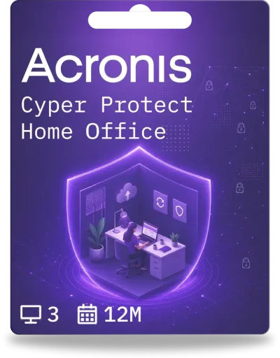 Acronis Cyber Protect Home Office | 3 dispositivi | 1 anno