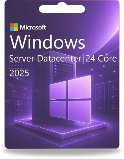 Windows Server 2025 Datacenter | 24 nuclei