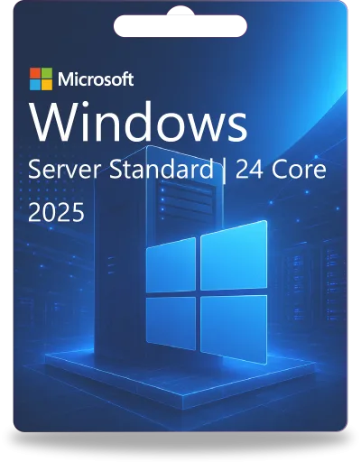 Windows Server 2025 Standard | 24 nuclei