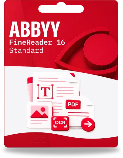 Abbyy Finereader PDF Standard 16 | 1 dispositivo | 1 anno