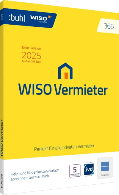 WISO Vermieter 365 (Version 2026) | 1 anno
