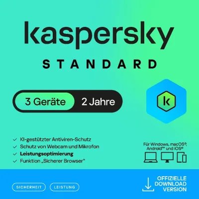 Kaspersky Standard | 3 dispositivi | 2 anni