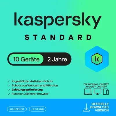 Kaspersky Standard | 10 dispositivi | 2 anni