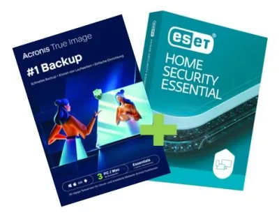 Acronis True Image Essentials + ESET-Testversion | 3 dispositivi | 1 anno