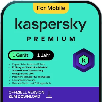 Kaspersky Mobile Premium | 1 dispositivo | 1 anno