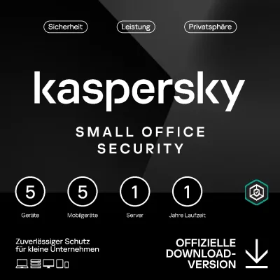 Kaspersky Small Office Security | 5 dispositivi + 1 Server | 1 anno