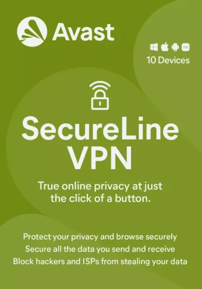 Avast SecureLine VPN | 10 dispositivi | 1 anno