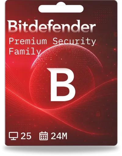 Bitdefender Premium Security Family | 25 dispositivi | 2 anni