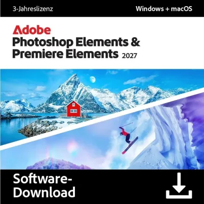 Adobe Photoshop & Premiere Elements 2027 | 1 utente | 3 anni