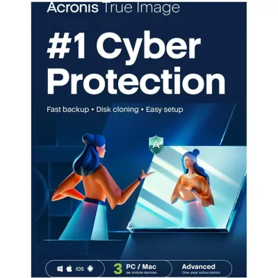 Acronis True Image Advanced 500 GB | 3 dispositivi | 1 anno