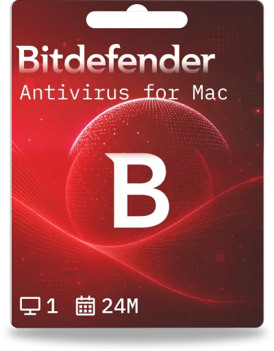 Bitdefender Antivirus per Mac | 1 dispositivo | 2 anni