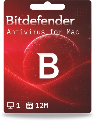 Bitdefender Antivirus per Mac | 1 dispositivo | 1 anno