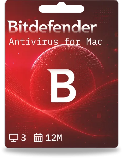 Bitdefender Antivirus per Mac | 3 dispositivi | 1 anno