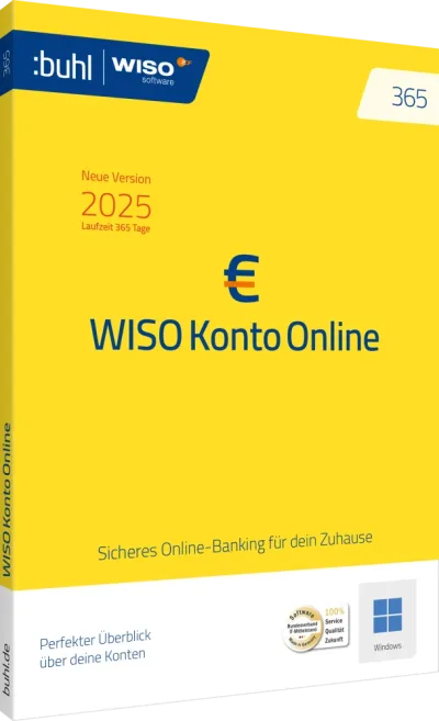WISO Konto Online 365 (Version 2026) | 1 anno