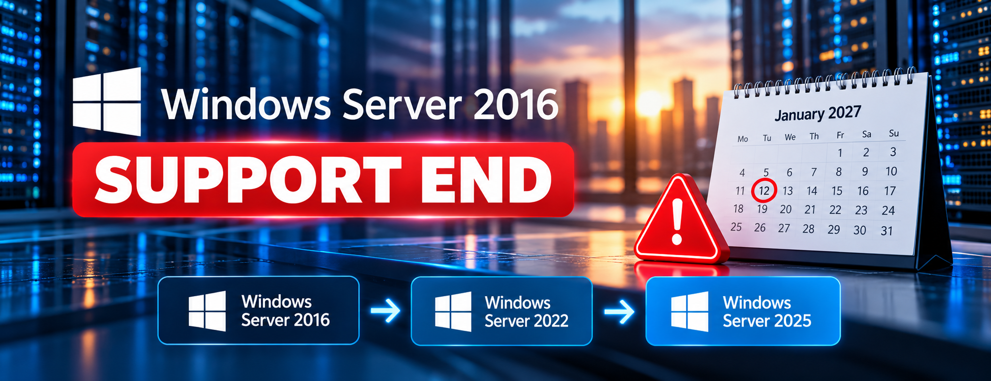 Fine del supporto per Windows Server 2016: cosa devono sapere ora le aziende